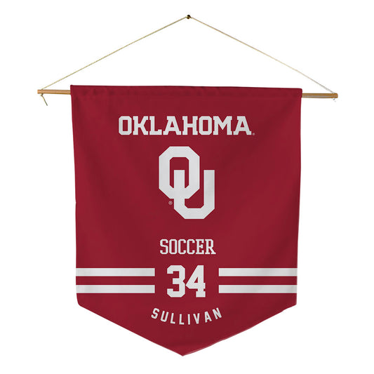 Oklahoma - NCAA Women's Soccer : Callie Sullivan - Pennant - 18" x 21"-0