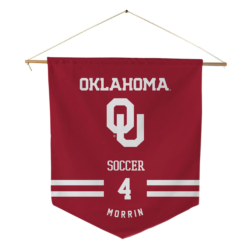 Oklahoma - NCAA Women's Soccer : Sophie Morrin - Pennant - 18" x 21"-0
