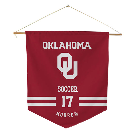 Oklahoma - NCAA Women's Soccer : Logan Morrow - Pennant - 18" x 21"-0