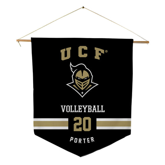 Central Florida - NCAA Women's Volleyball : Mikayla Porter - Pennant - 18" x 21"-0