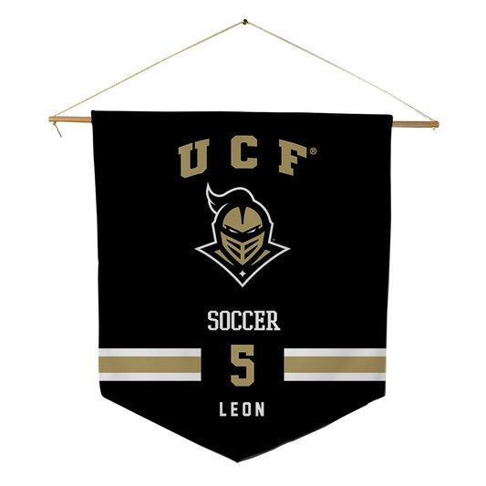 Central Florida - NCAA Women's Soccer : Natalie Leon - Pennant - 18" x 21"-0