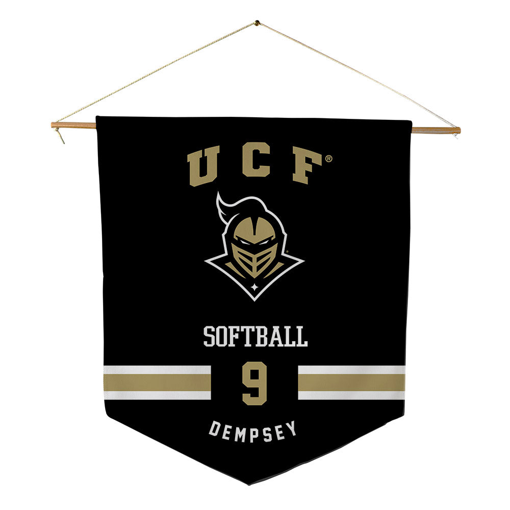 Central Florida - NCAA Softball : Hildie Dempsey - Pennant - 18" x 21"-0