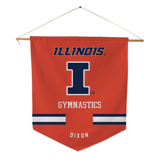 Illinois - NCAA Women's Gymnastics : Skylar Ray Dixon - Pennant - 18" x 21"-0