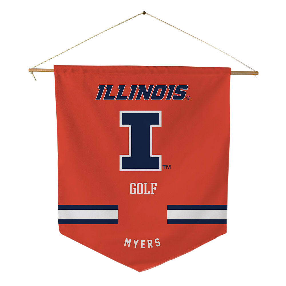 Illinois - NCAA Women's Golf : Alexis Myers - Pennant - 18" x 21"-0