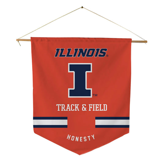 Illinois - NCAA Women's Track & Field : Mercy Honesty - Pennant - 18" x 21"-0