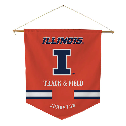 Illinois - NCAA Men's Track & Field : Cody Johnston - Pennant - 18" x 21"-0