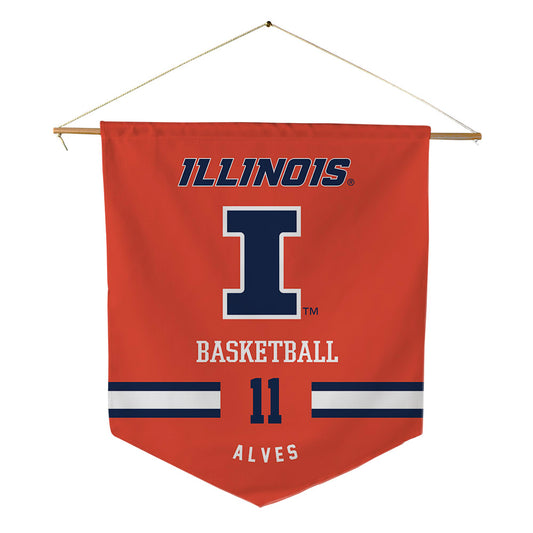 Illinois - NCAA Women's Basketball : Manuella Alves - Pennant - 18" x 21"-0
