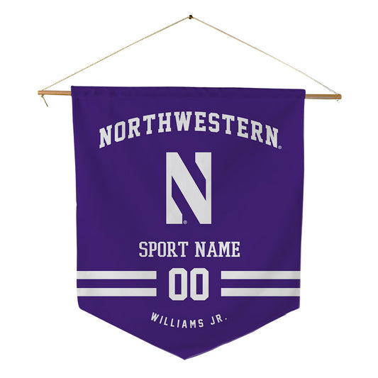 Northwestern - NCAA Football : Tito Williams Jr. - Pennant - 18" x 21"-0