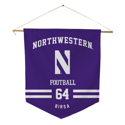 Northwestern - NCAA Football : Anthony Birsa - Pennant - 18" x 21"-0