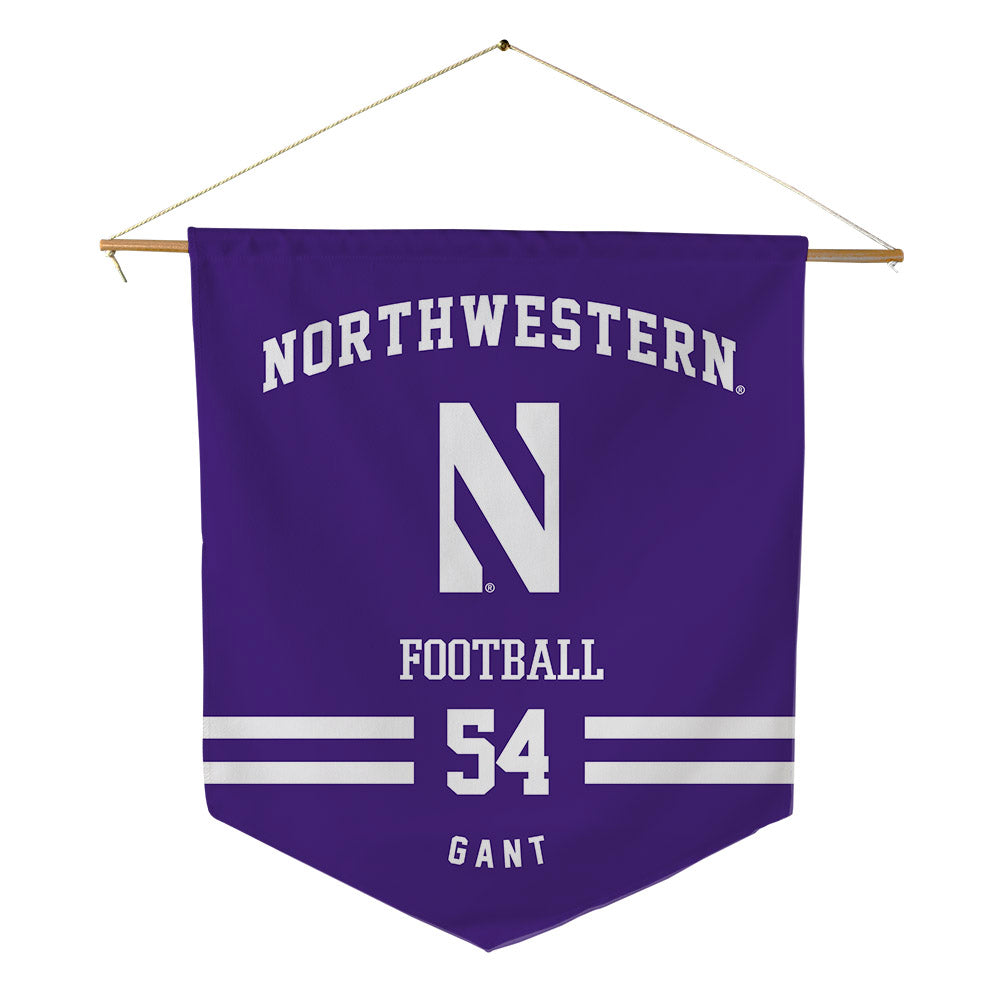Northwestern - NCAA Football : Tyler Gant - Pennant - 18" x 21"-0