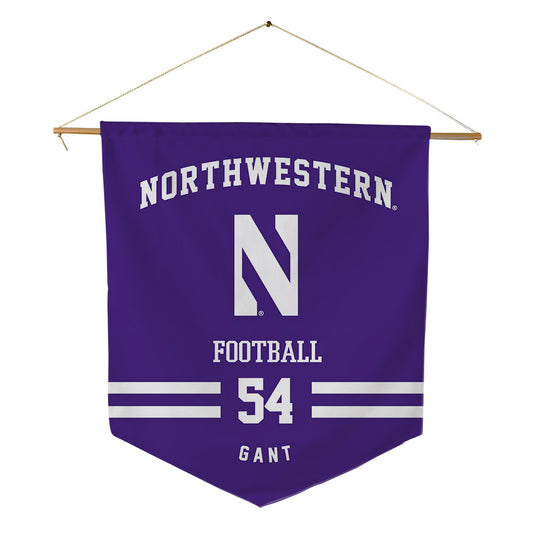 Northwestern - NCAA Football : Tyler Gant - Pennant - 18" x 21"-0