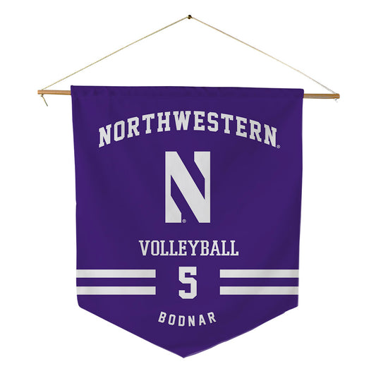 Northwestern - NCAA Women's Volleyball : Kaitlyn Bodnar - Pennant - 18" x 21"-0