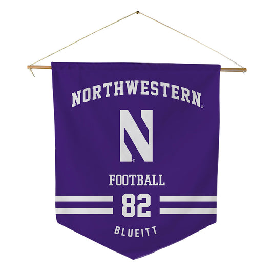 Northwestern - NCAA Football : Braden Blueitt - Pennant - 18" x 21"-0