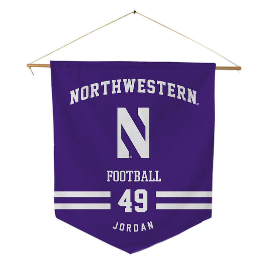 Northwestern - NCAA Football : Amare Jordan - Pennant - 18" x 21"-0