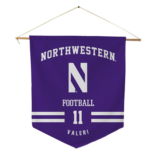 Northwestern - NCAA Football : Seth Valeri - Pennant - 18" x 21"-0