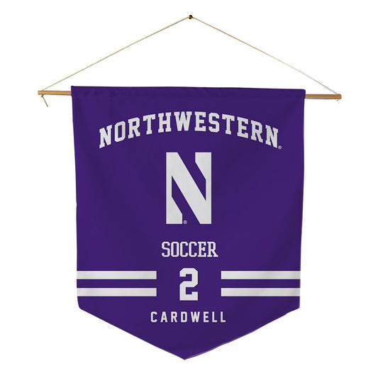 Northwestern - NCAA Women's Soccer : Elizabeth Cardwell - Pennant - 18" x 21"-0