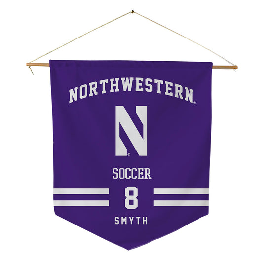 Northwestern - NCAA Men's Soccer : Gabriel Smyth - Pennant - 18" x 21"-0