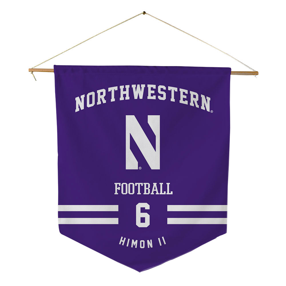 Northwestern - NCAA Football : Joseph Himon II - Pennant - 18" x 21"-0