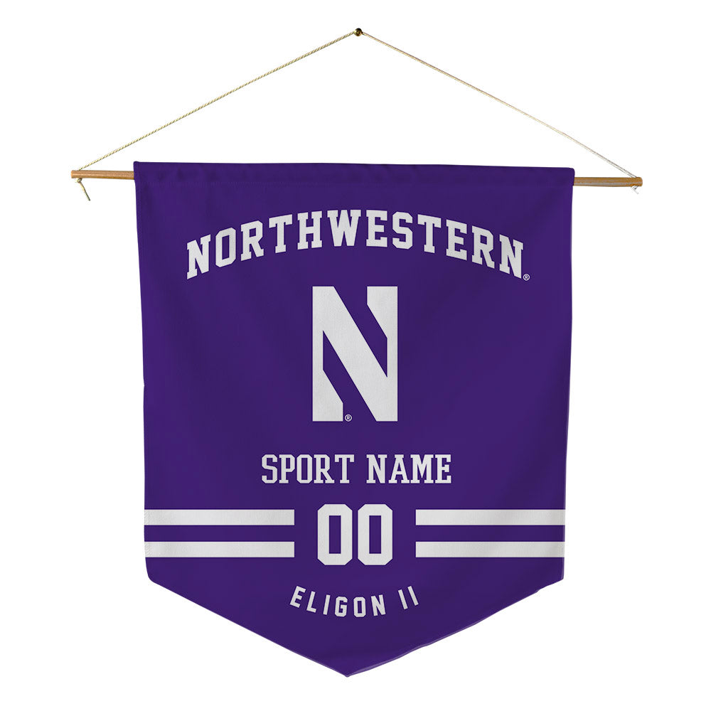 Northwestern - NCAA Football : Hayden Eligon II - Pennant - 18" x 21"-0