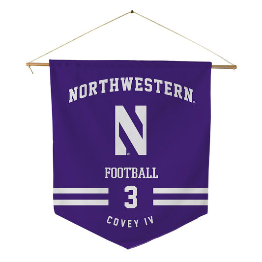 Northwestern - NCAA Football : Frank Covey IV - Pennant - 18" x 21"-0