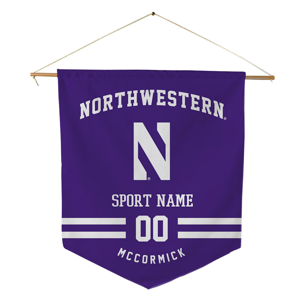 Northwestern - NCAA Women's Field Hockey : Kerry McCormick - Pennant - 18" x 21"-0