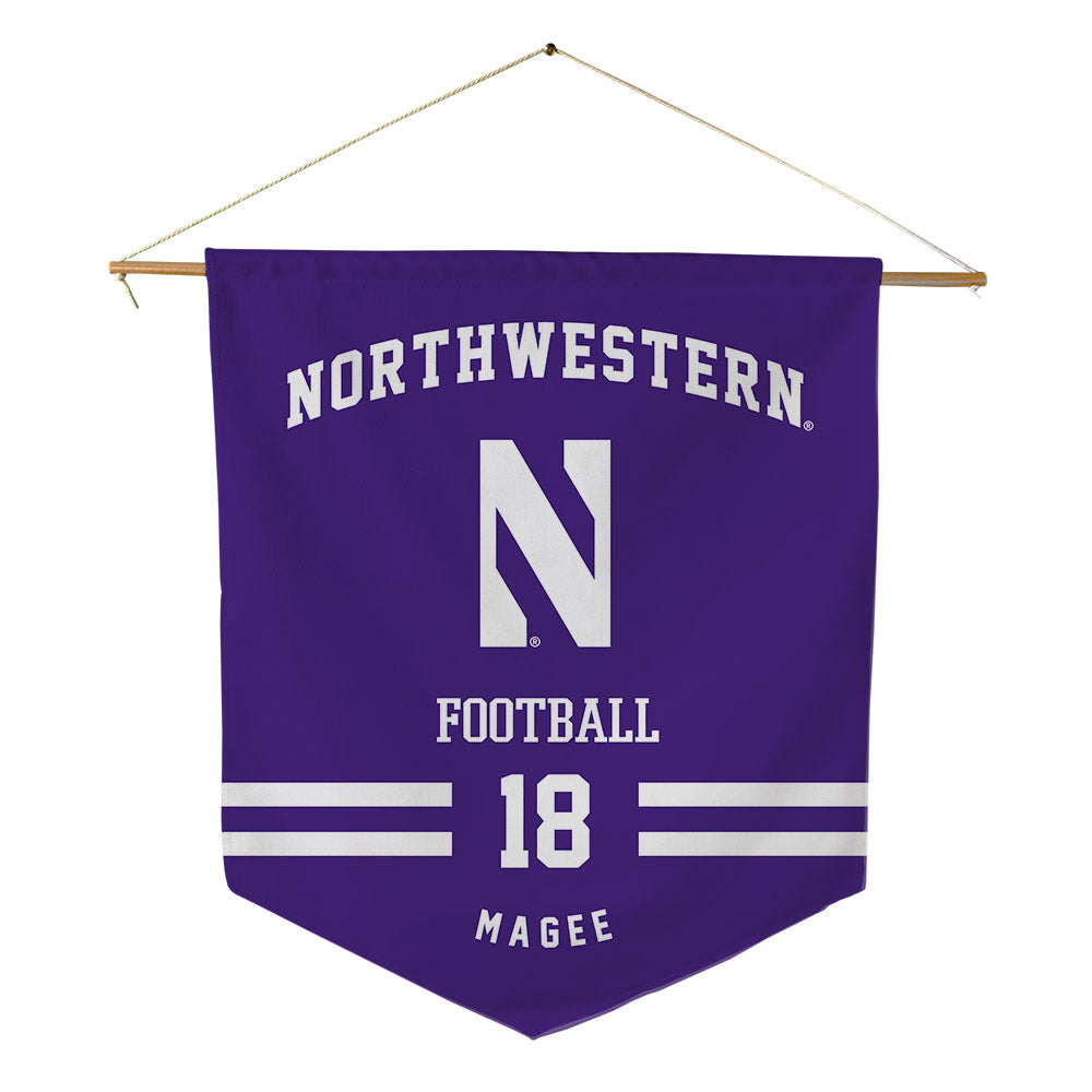 Northwestern - NCAA Football : Camp Magee - Pennant - 18" x 21"-0