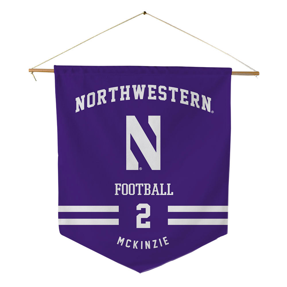 Northwestern - NCAA Football : Kobie McKinzie - Pennant - 18" x 21"-0