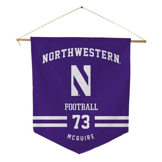 Northwestern - NCAA Football : Deuce McGuire - Pennant - 18" x 21"-0