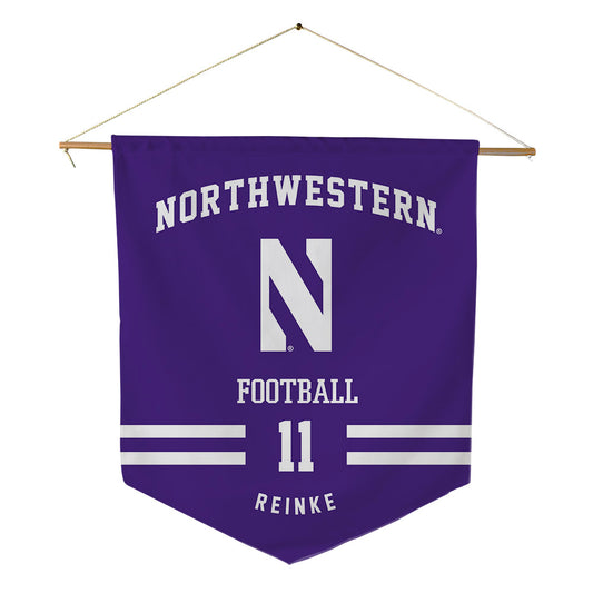 Northwestern - NCAA Football : Keaton Reinke - Pennant - 18" x 21"-0