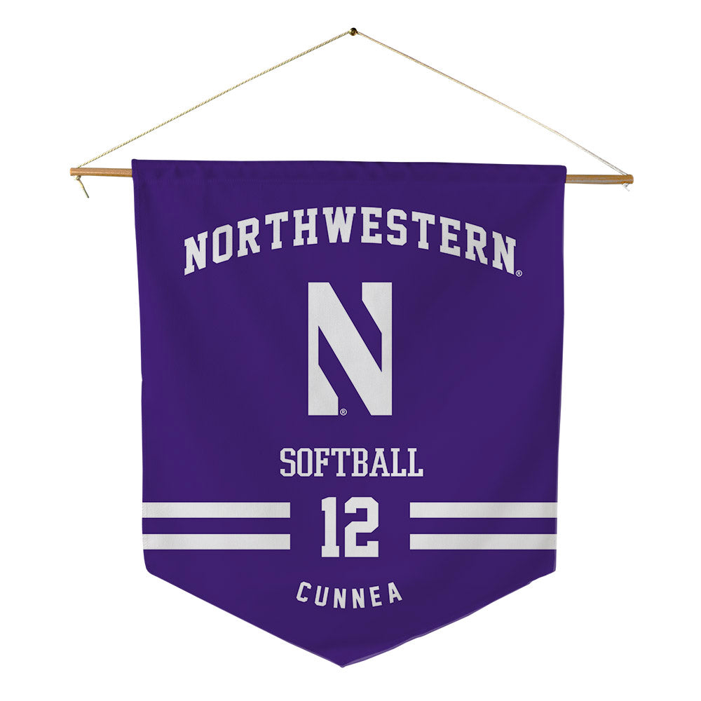 Northwestern - NCAA Softball : Isabel Cunnea - Pennant - 18" x 21"-0