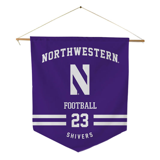 Northwestern - NCAA Football : Cole Shivers - Pennant - 18" x 21"-0