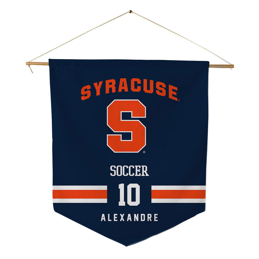 Syracuse - NCAA Men's Soccer : Guesly Alexandre - Pennant - 18" x 21"-0