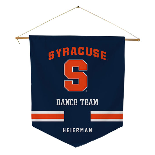 Syracuse - Dance Team : Claudia Heierman - Pennant - 18" x 21"-0