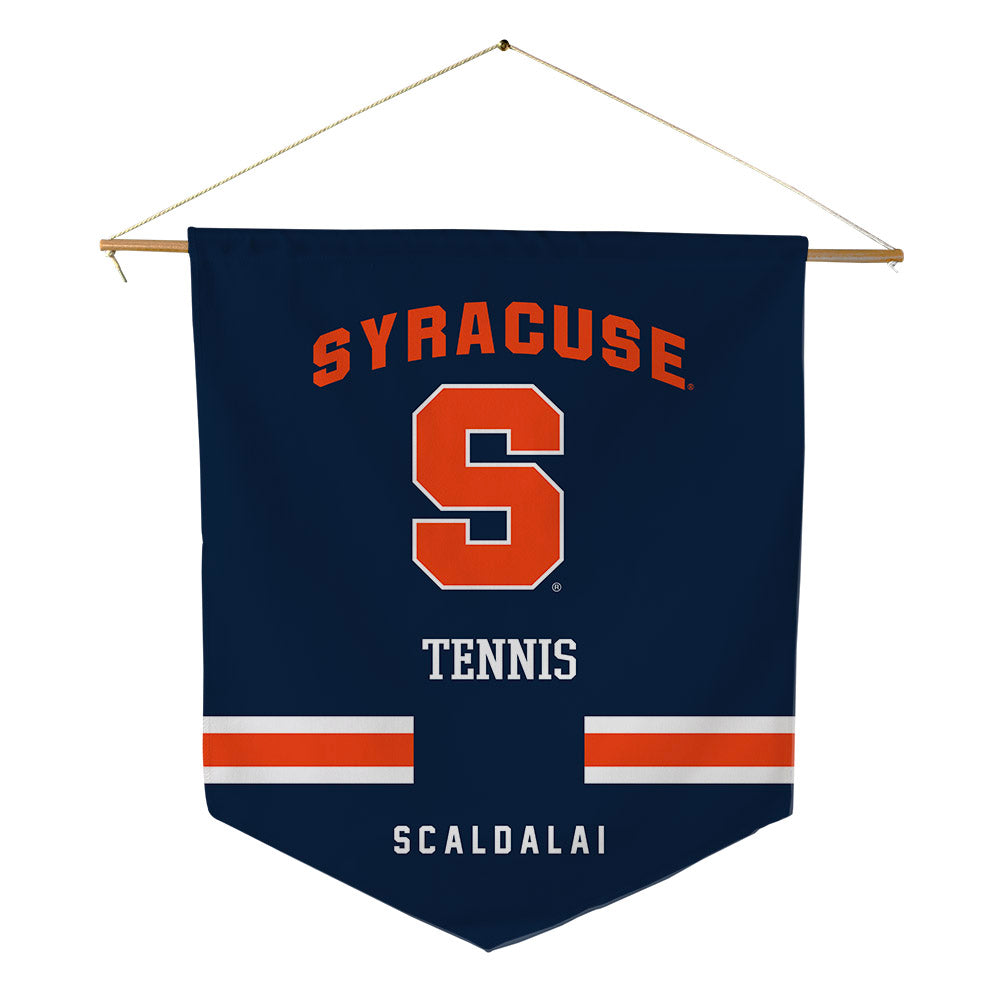 Syracuse - NCAA Women's Tennis : Emma Scaldalai - Pennant - 18" x 21"-0