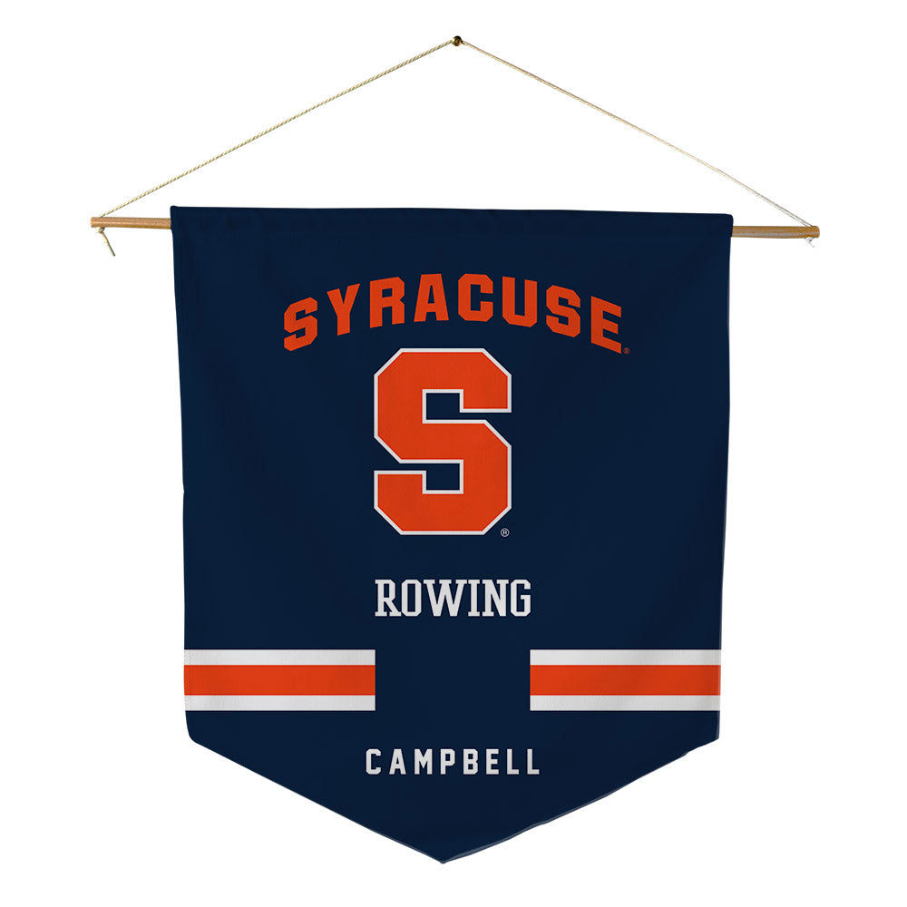 Syracuse - NCAA Women's Rowing : Ella Campbell - Pennant - 18" x 21"-0