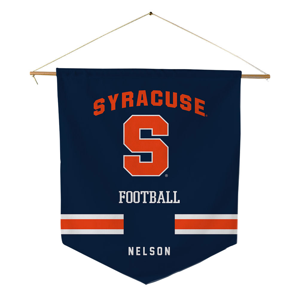 Syracuse - NCAA Football : Malachi Nelson - Pennant - 18" x 21"-0