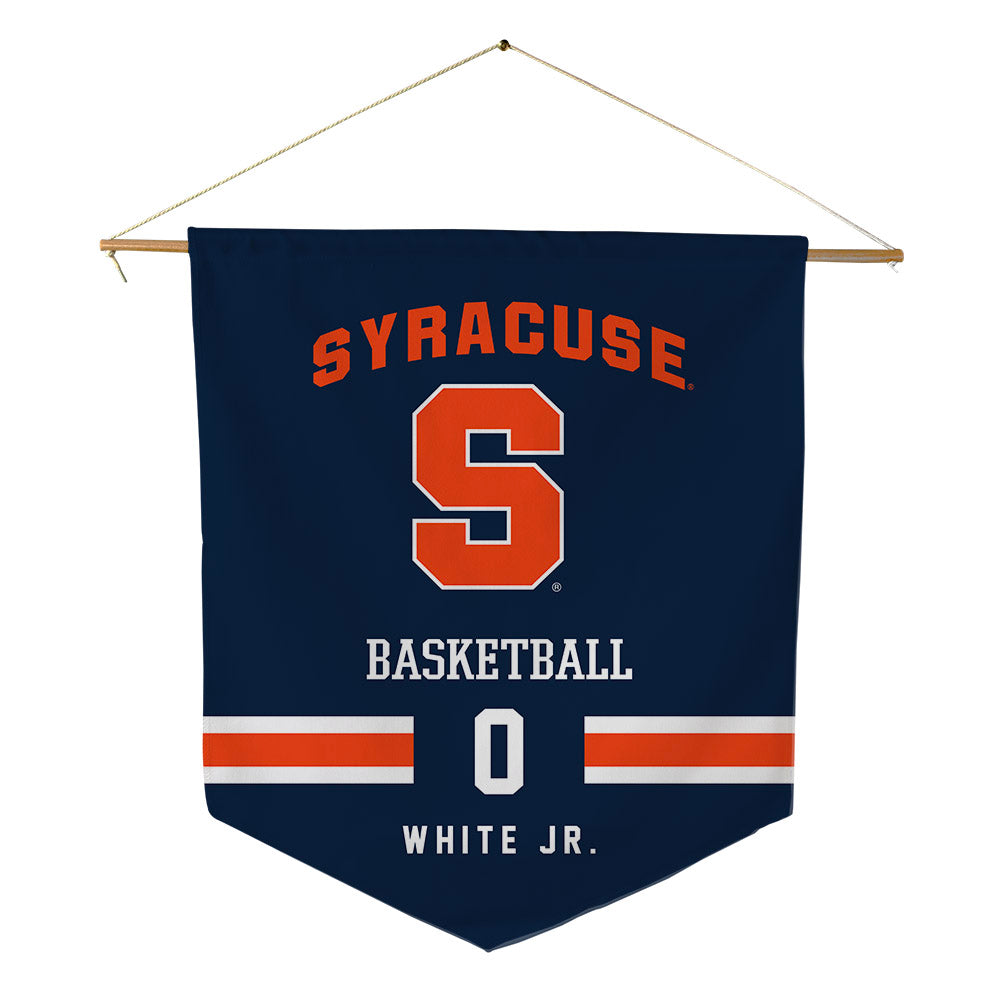 Syracuse - NCAA Men's Basketball : Sadiq White Jr. - Pennant - 18" x 21"-0