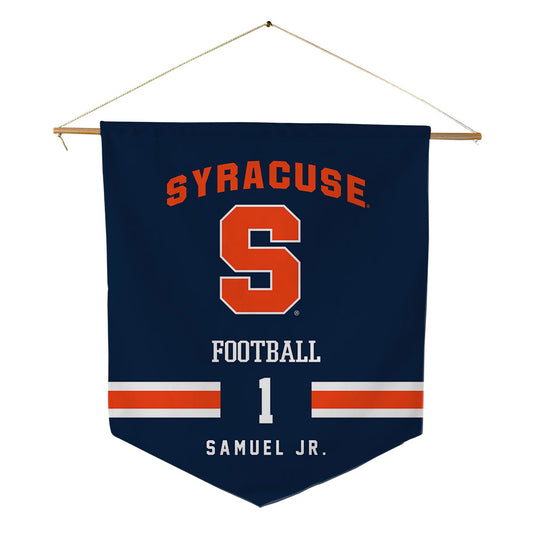 Syracuse - NCAA Football : Demetres Samuel Jr. - Pennant - 18" x 21"-0
