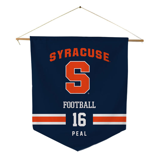 Syracuse - NCAA Football : Chris Peal - Pennant - 18" x 21"-0