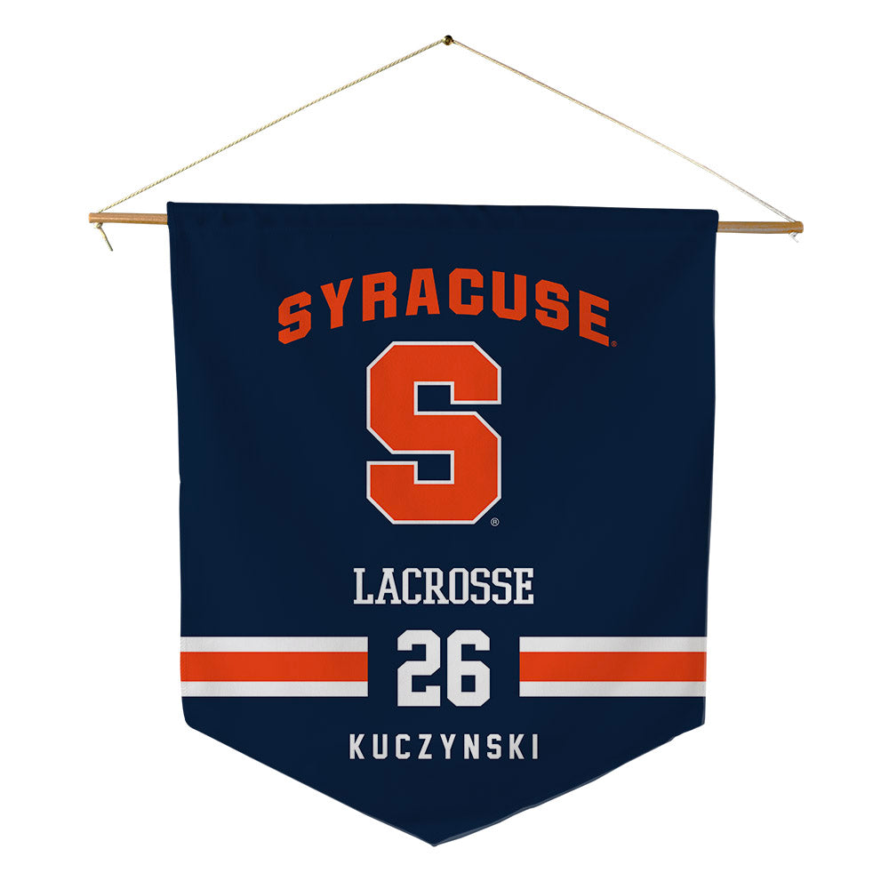 Syracuse - NCAA Men's Lacrosse : Charles Kuczynski - Pennant - 18" x 21"-0