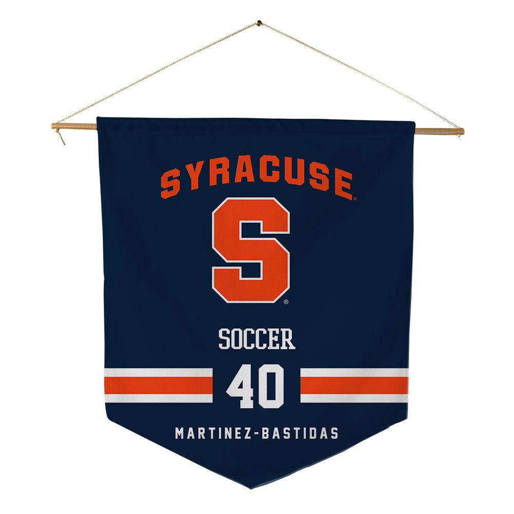 Syracuse - NCAA Men's Soccer : Juan Martinez-Bastidas - Pennant - 18" x 21"-0