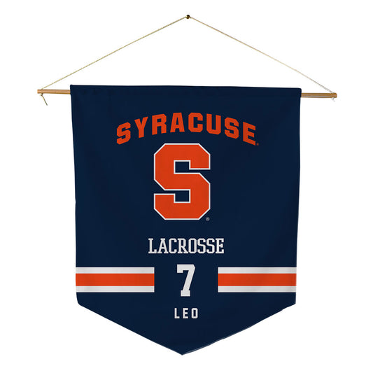 Syracuse - NCAA Men's Lacrosse : Michael Leo - Pennant - 18" x 21"-0