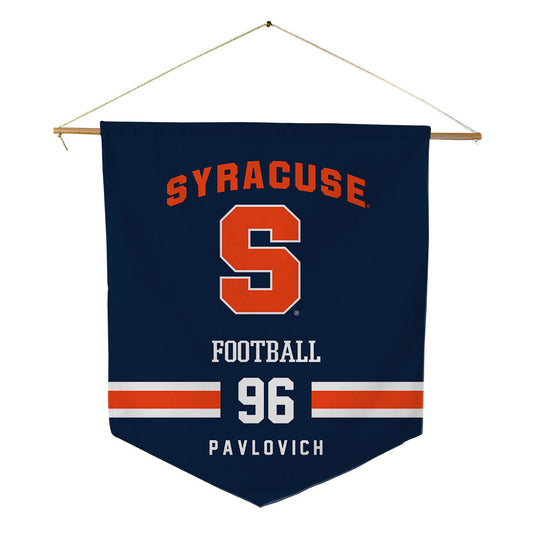 Syracuse - NCAA Football : Mateja Pavlovich - Pennant - 18" x 21"-0