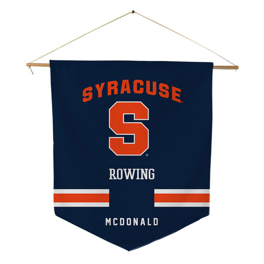 Syracuse - NCAA Women's Rowing : Norah McDonald - Pennant - 18" x 21"-0