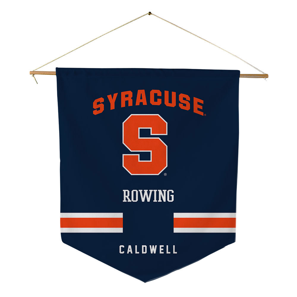 Syracuse - NCAA Men's Rowing : Jack Caldwell - Pennant - 18" x 21"-0