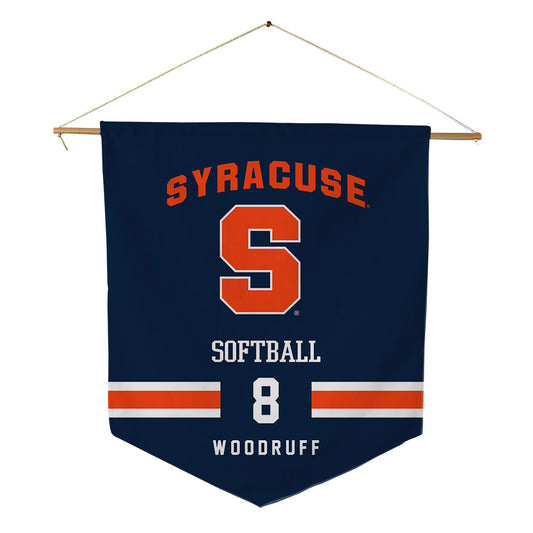 Syracuse - NCAA Softball : Kennedy Woodruff - Pennant - 18" x 21"-0