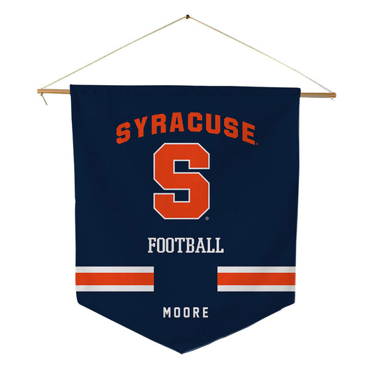 Syracuse - NCAA Football : Elijah Moore - Pennant - 18" x 21"-0