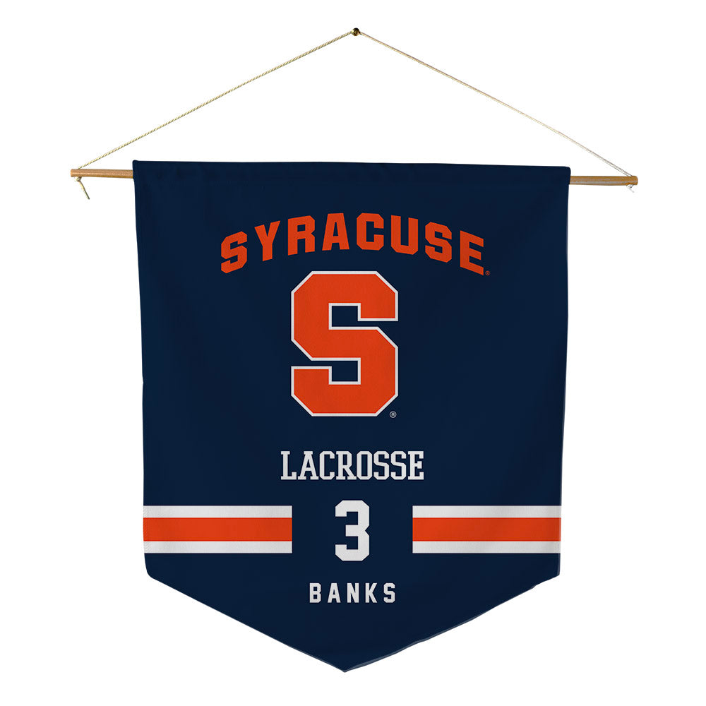Syracuse - NCAA Women's Lacrosse : Ryann Banks - Pennant - 18" x 21"-0