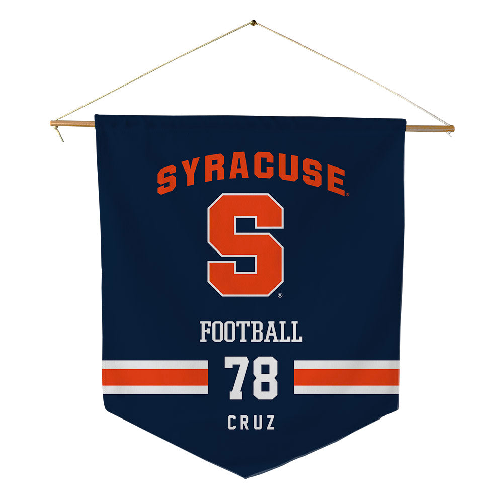 Syracuse - NCAA Football : Joseph Cruz - Pennant - 18" x 21"-0