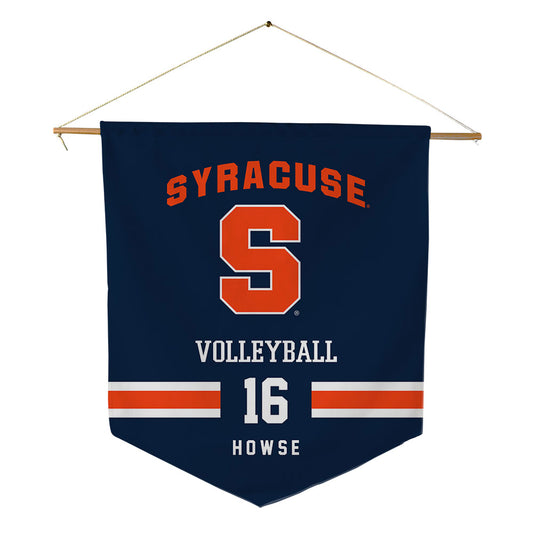 Syracuse - NCAA Women's Volleyball : Shalena Queen Howse - Pennant - 18" x 21"-0